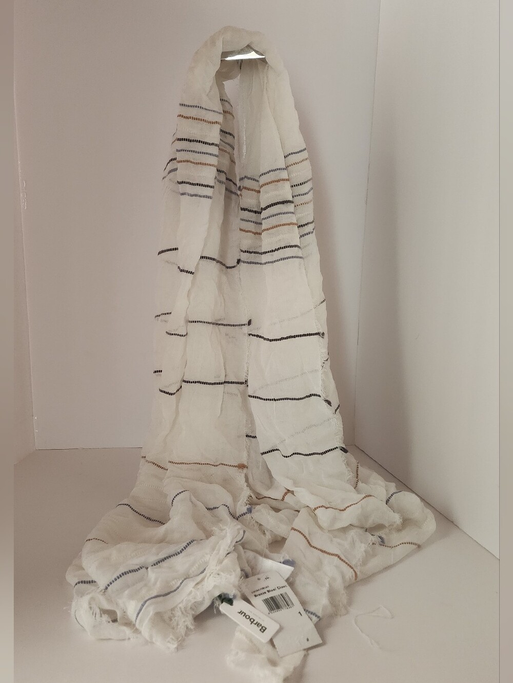 Nwt BarbourErica Stripe Scarf